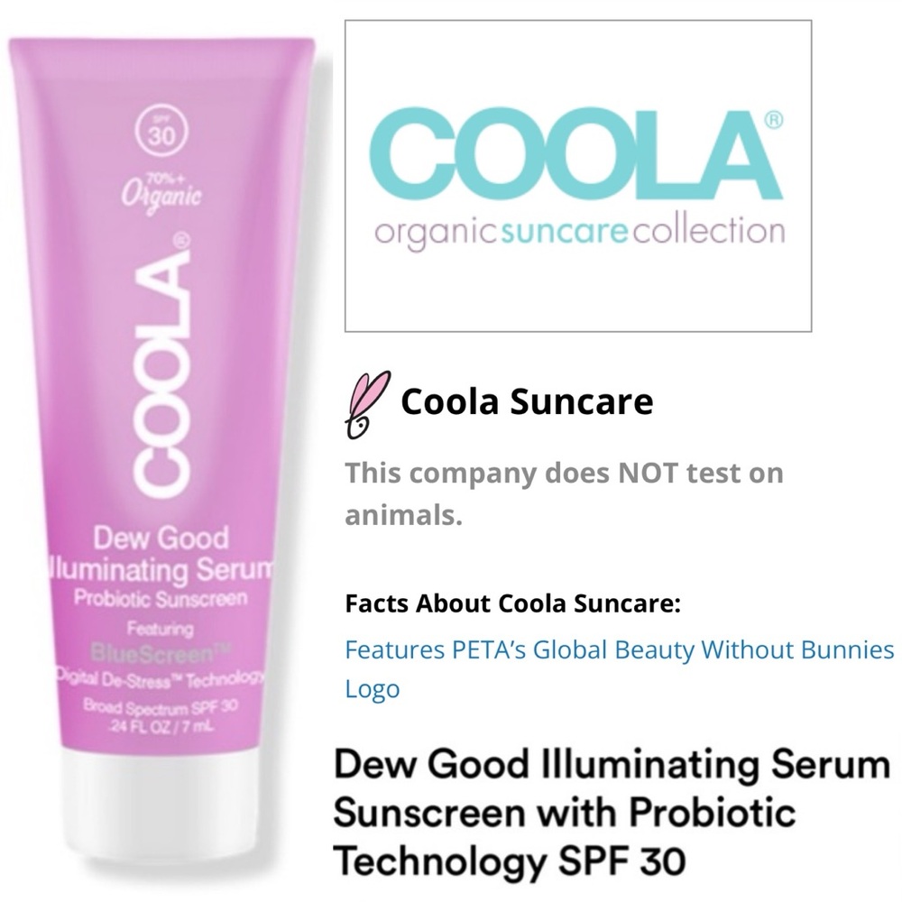 COOLA Dew Good Illuminating Serum Travel Sunscreen
